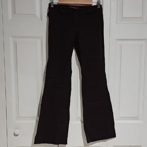 🤎 Zinc Chocolate Brown Bootcut Dress Pants Career Work Trousers Size 2